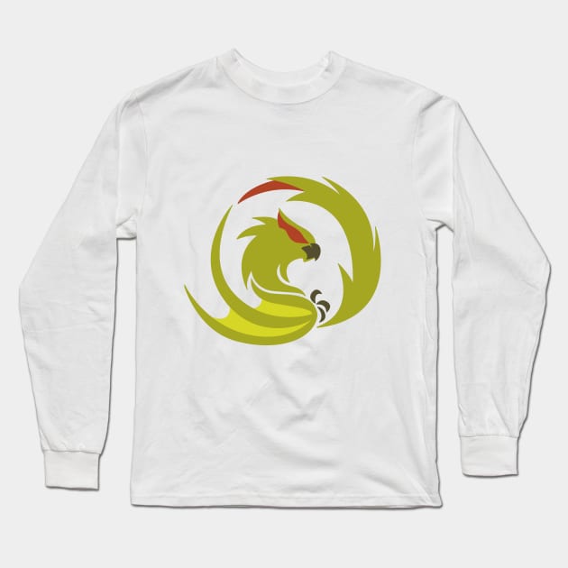 Lurking Predator - Green Nargacuga Long Sleeve T-Shirt by kinokashi